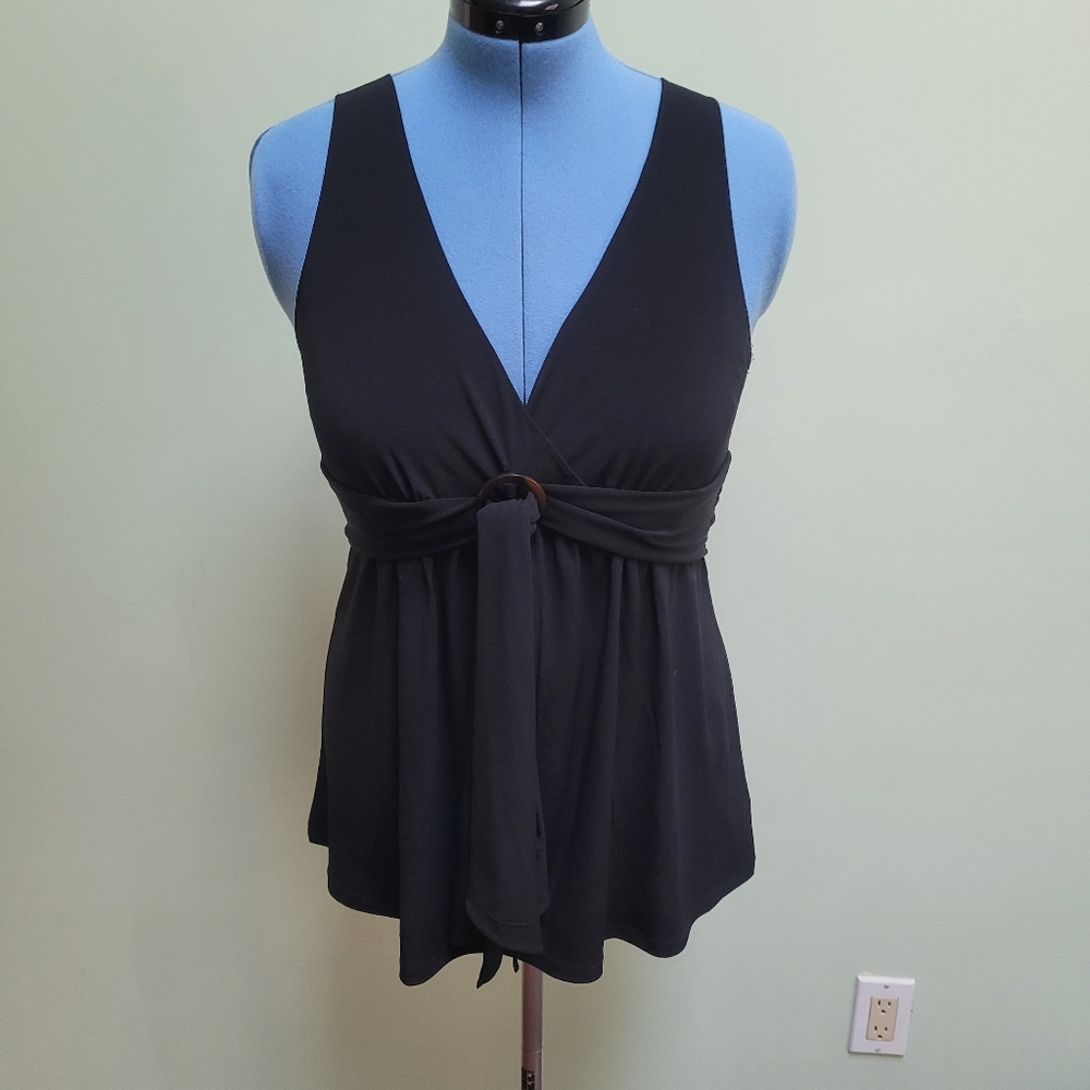 Michael Kors Sleeveless Black Top